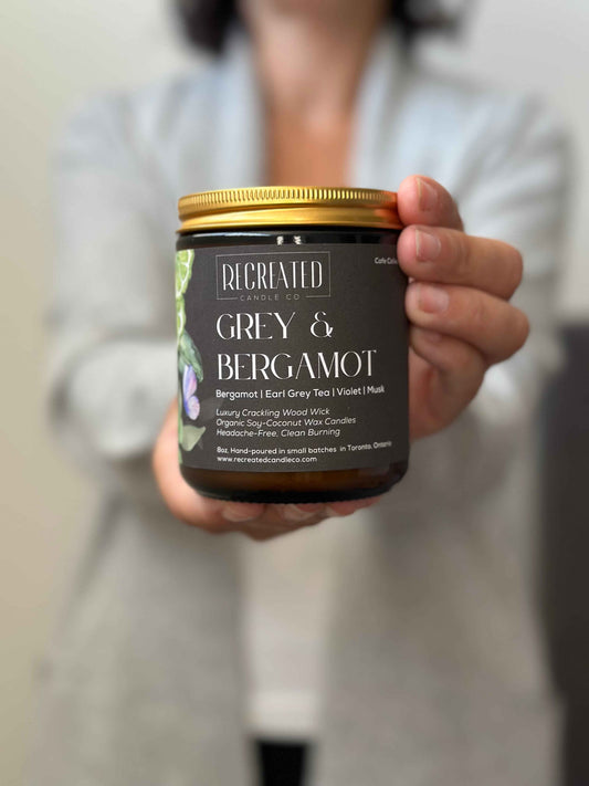 Grey & Bergamot 8oz Candle